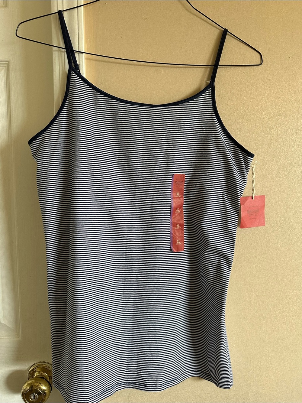 Mossimo Supply Co. Black & White Striped Cami Slip